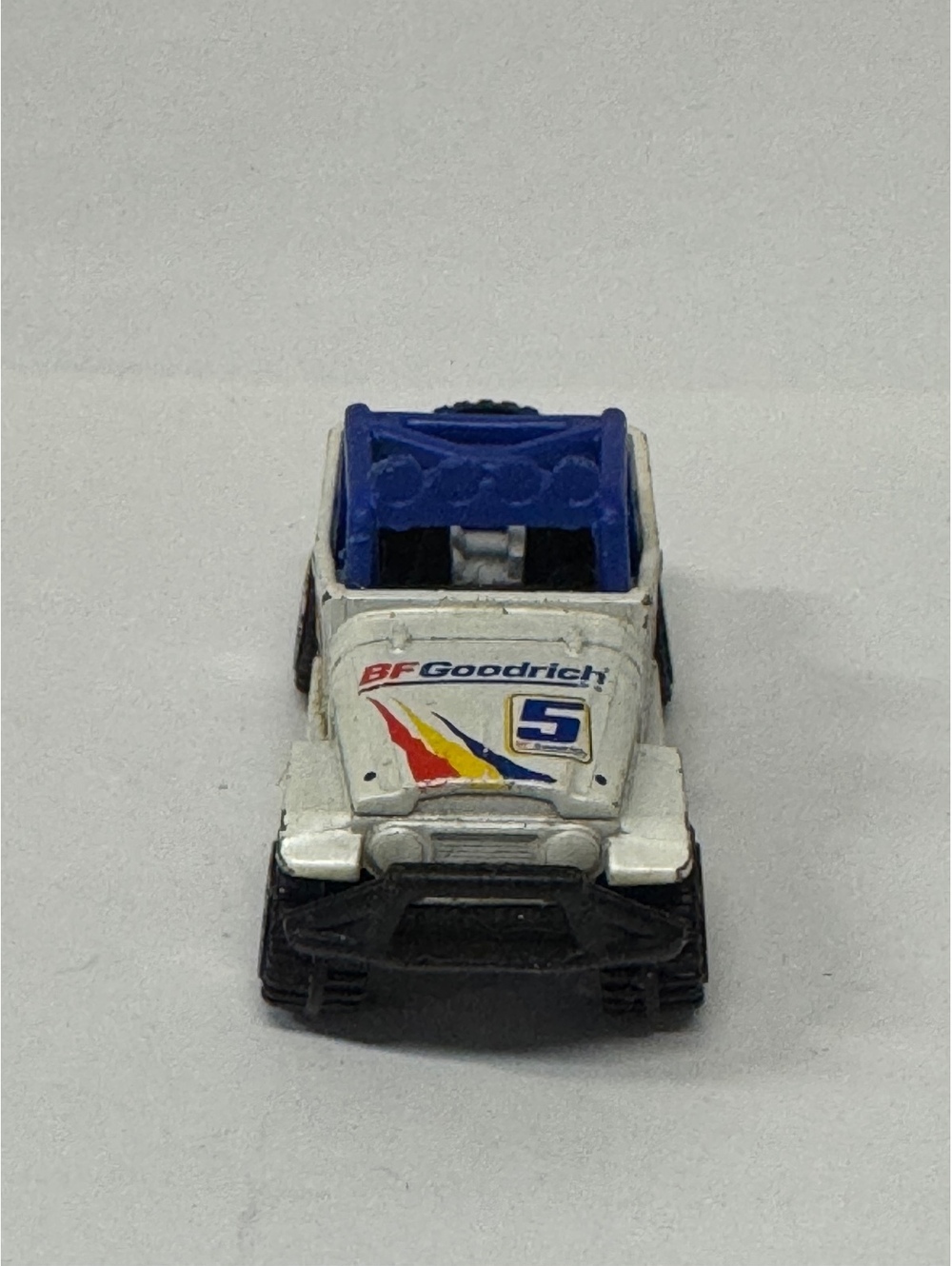 Hot Wheels 2011 Toyota Land CruiserFJ40 White #5 BF Goodrich